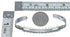 Zuni Turquoise Needlepoint Genuine Sterling Silver Cuff Bracelet AX123859